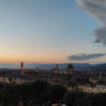 Florence at sunset from Piazzale Michelangelo.